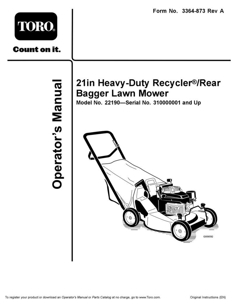 Toro 22190 User manual