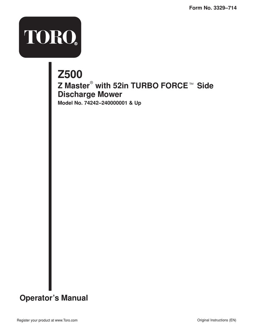 Toro 74242 Z500 Z Master User manual