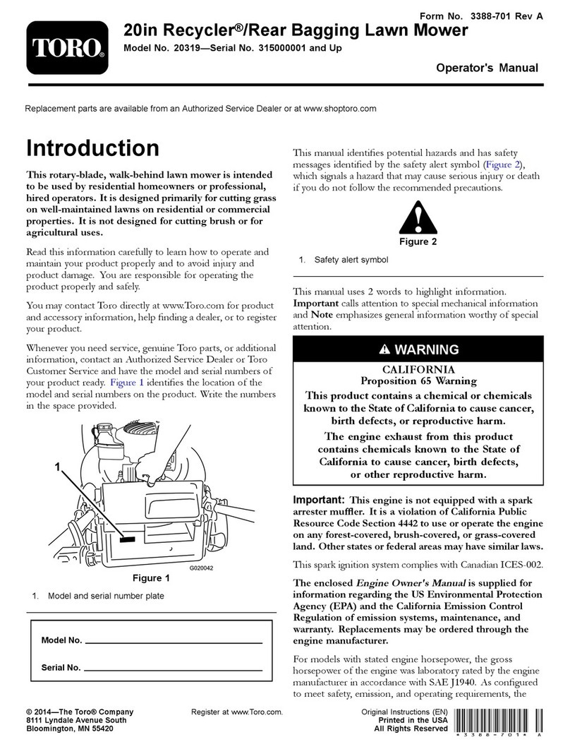 Toro 20319 Operator's manual