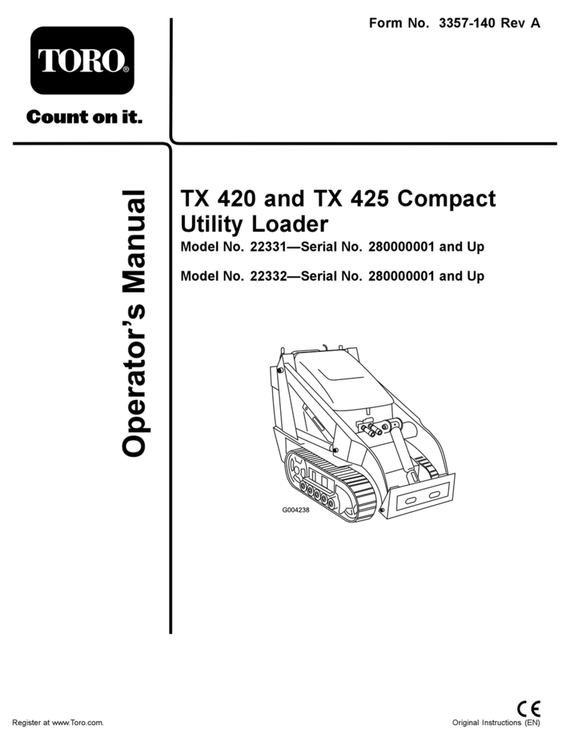 Toro 22331 TX 420 User manual