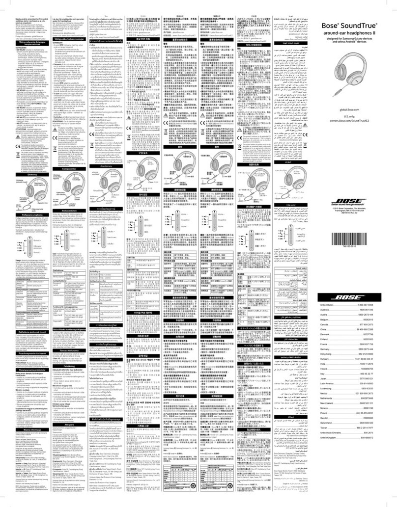 Bose SoundTrue II User manual