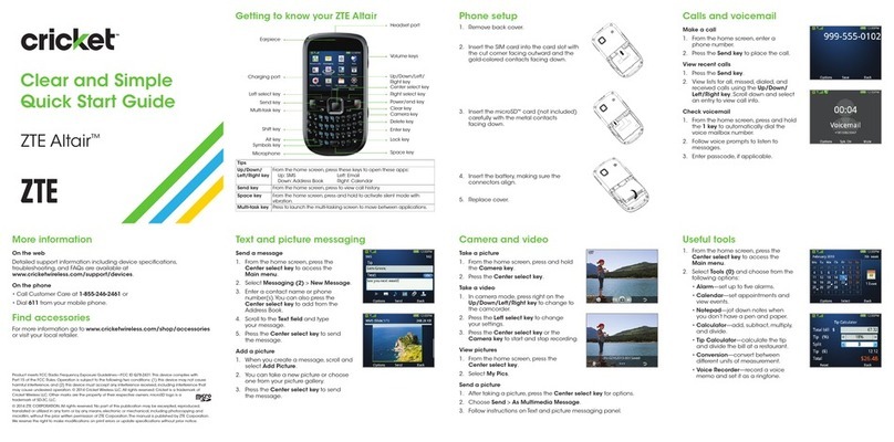 Zte Altair User manual