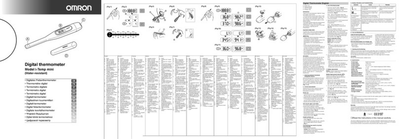 Omron i-Temp mini User manual