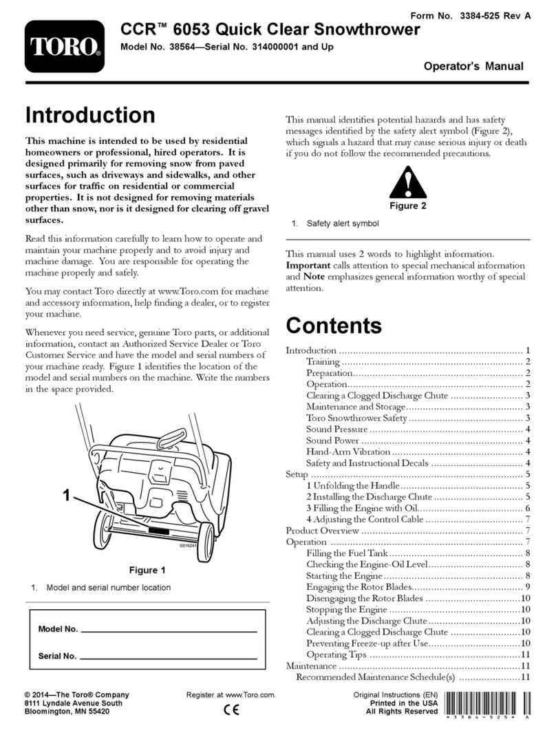 Toro 38564 CCR 6053 User manual