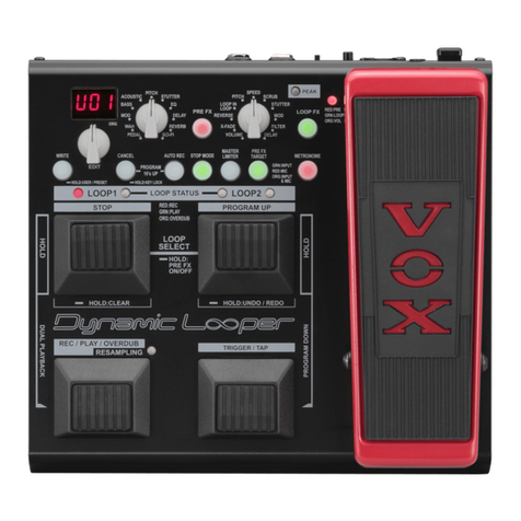 Vox Dynamic Looper User manual