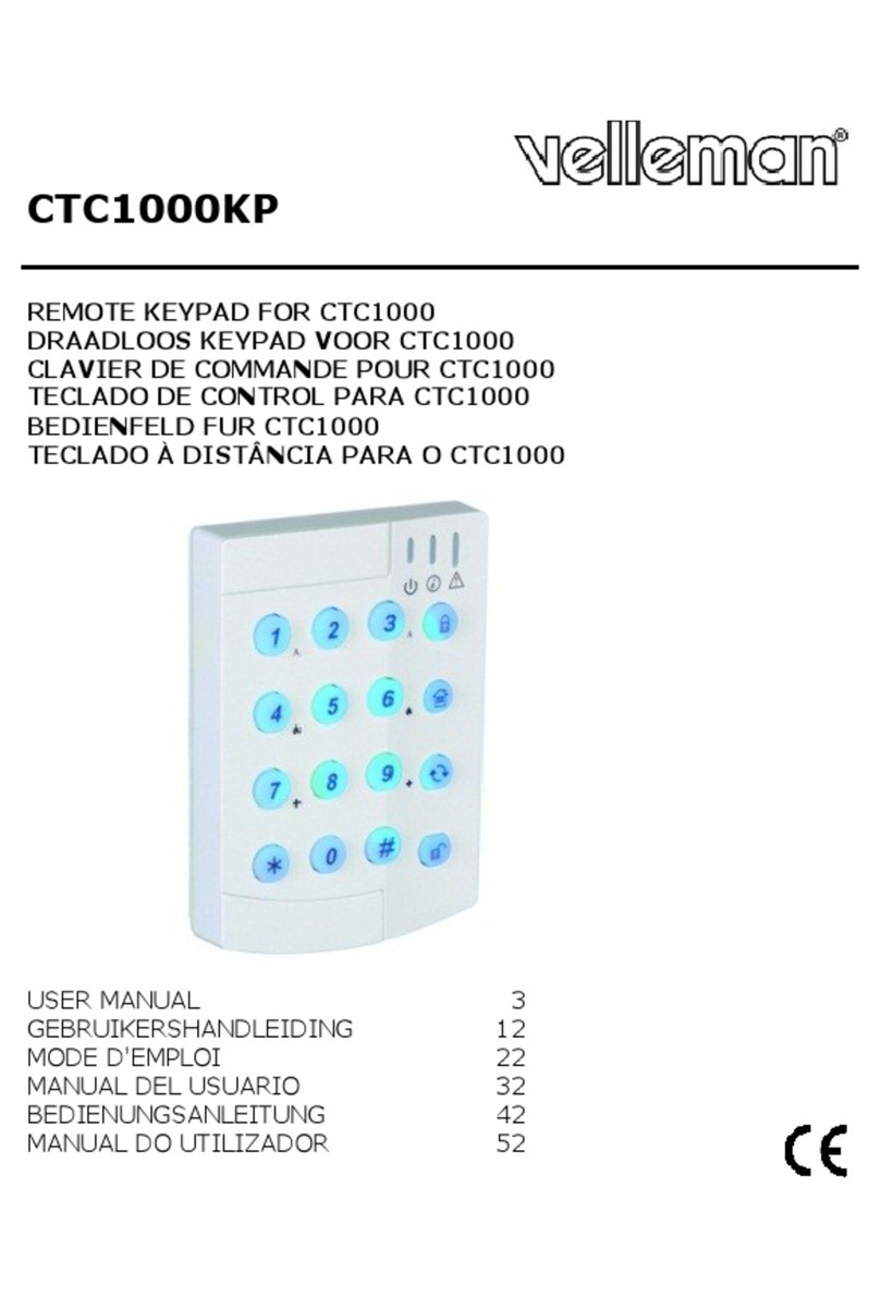 Velleman CTC1000KP User manual