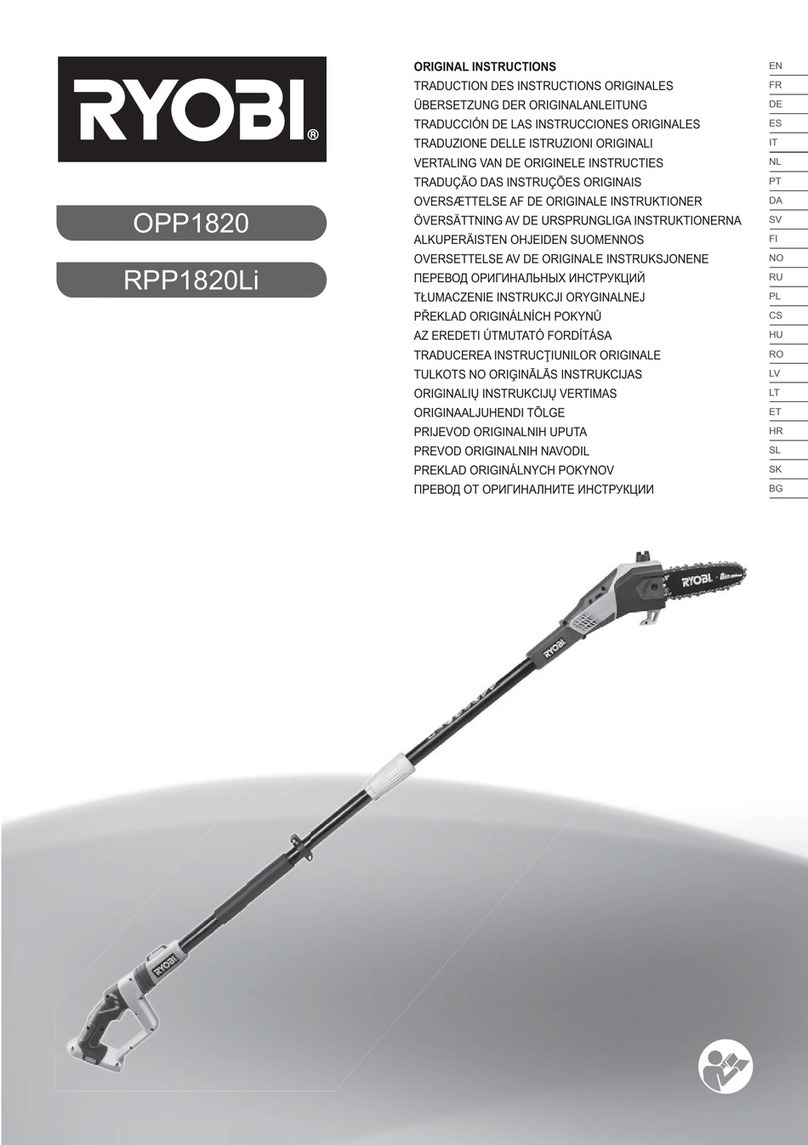 Ryobi OPP1820 Original instructions