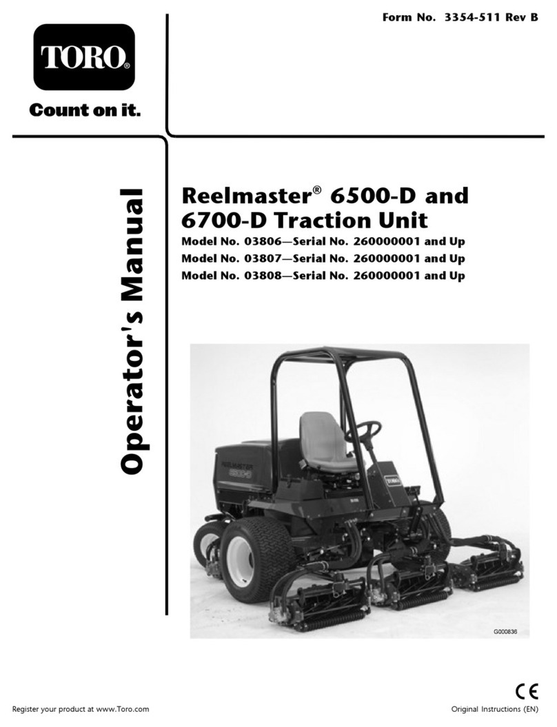 Toro 3806 User manual