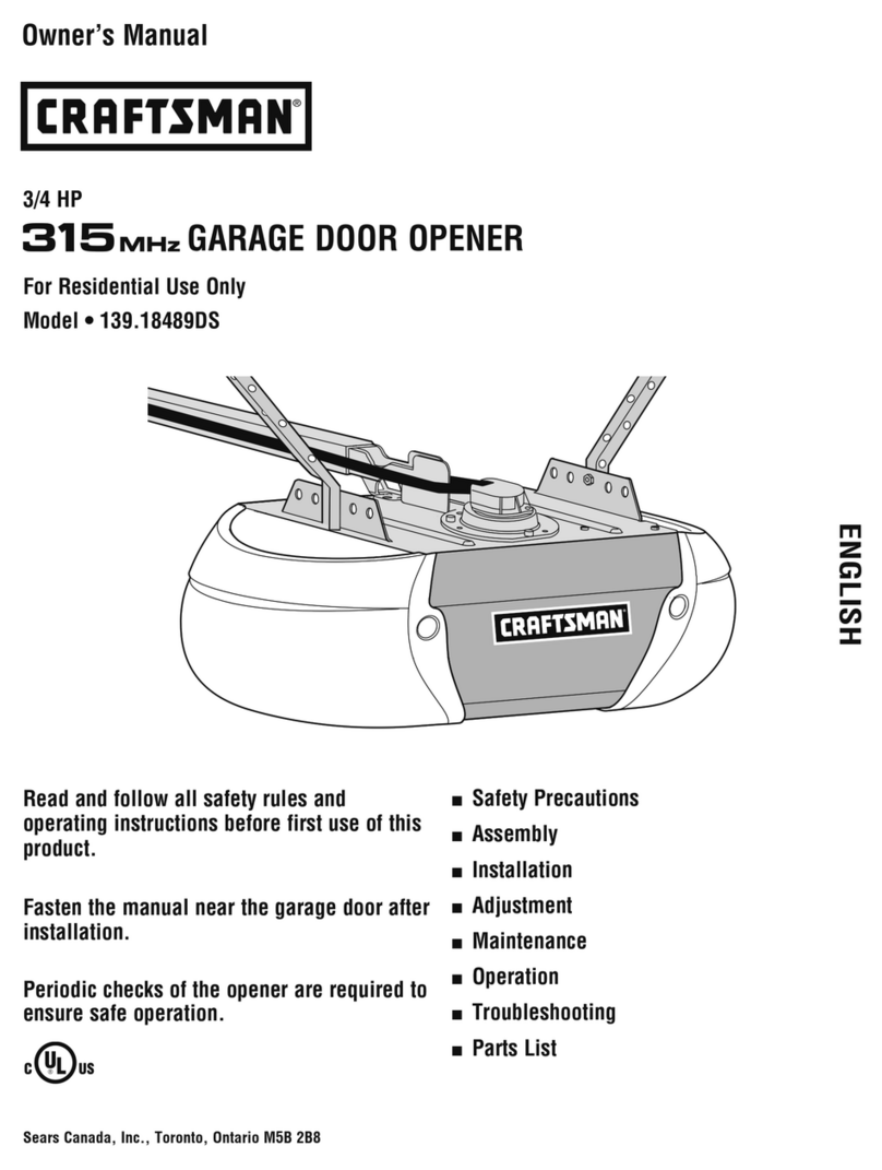 Craftsman 139.18489DS owner's manual