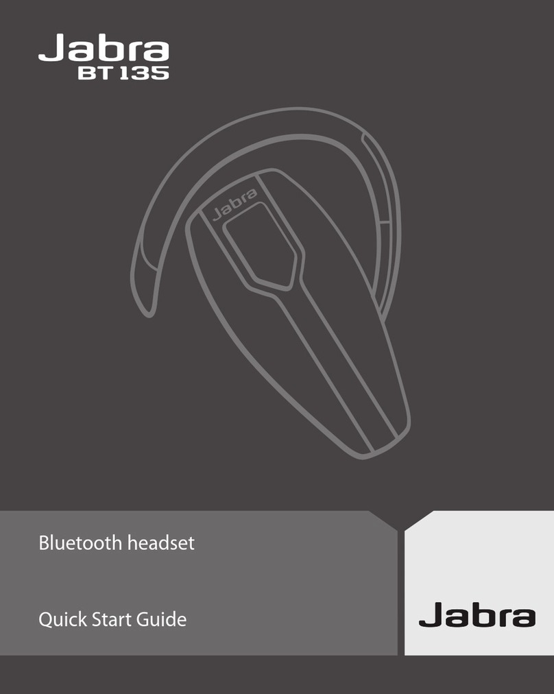 Jabra BT135 - Headset - Over-the-ear Operating and maintenance instructions