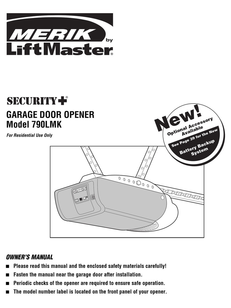 Merik 790LMK owner's manual
