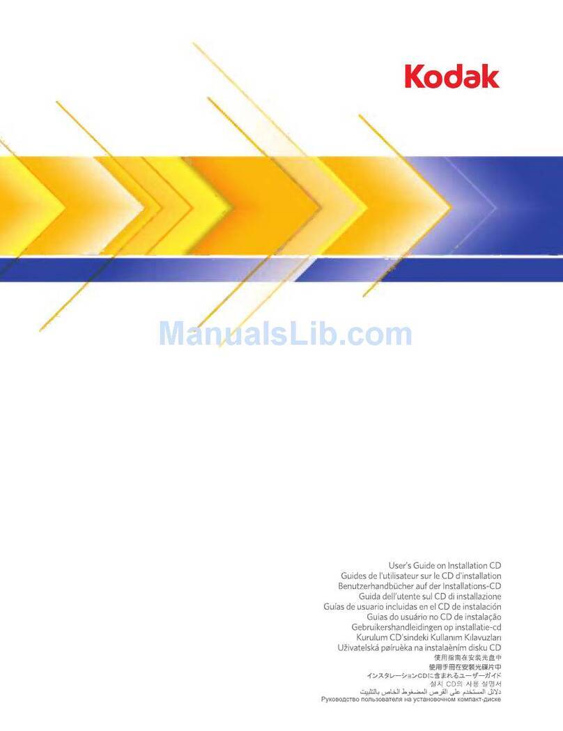 Kodak i1800 Series Operating instructions
