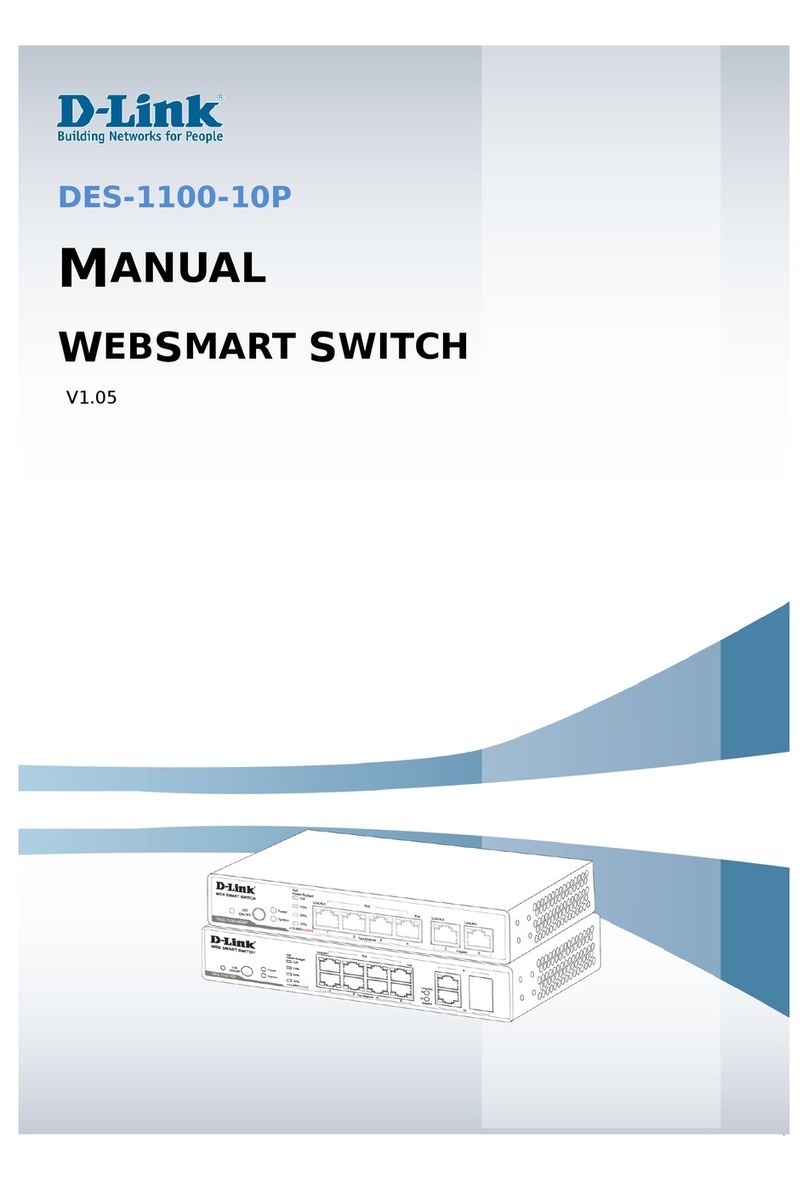 D-Link DES-1100-10P User manual