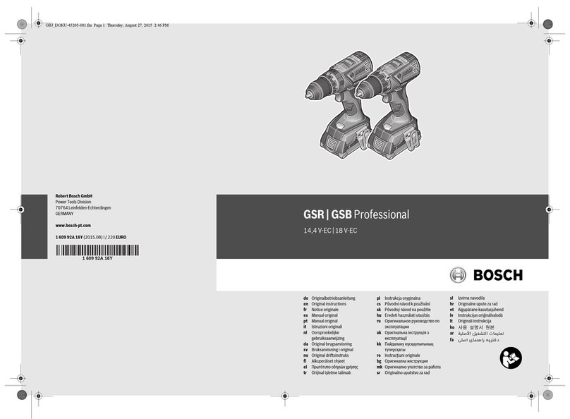 Bosch GDX Professional 14 User manual