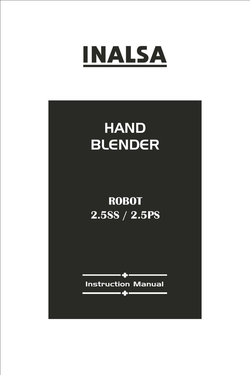 Inalsa 2.5ss instruction manual