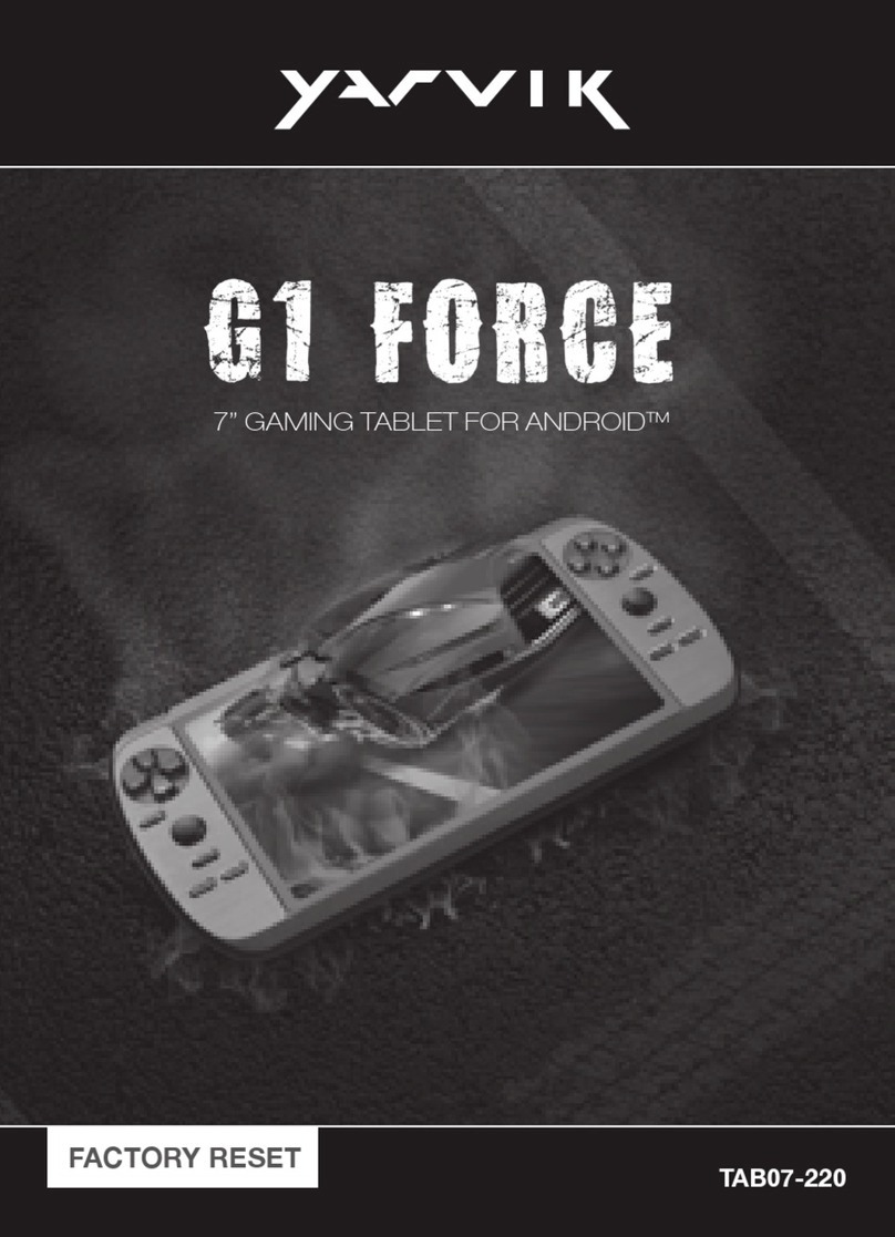 Yarvik G1 FORCE factory reset