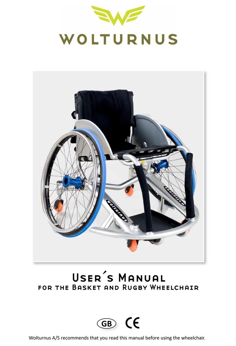 WOLTURNUS Basket and Rugby Wheelchair User manual WOLTURNUS Basket and Rugby Wheelchair User manual