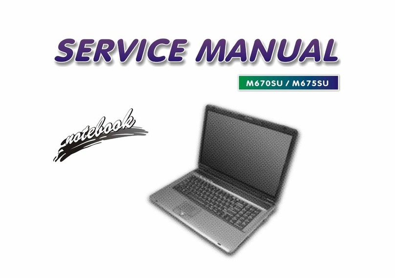 Clevo M670SU User manual