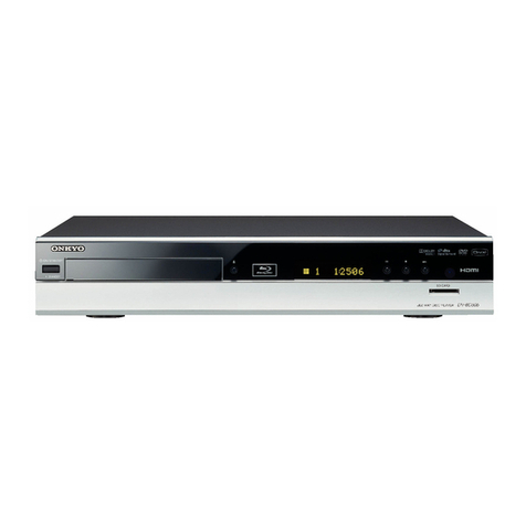 Onkyo DV-BD606 - Blu-ray Single Disc Player User manual
