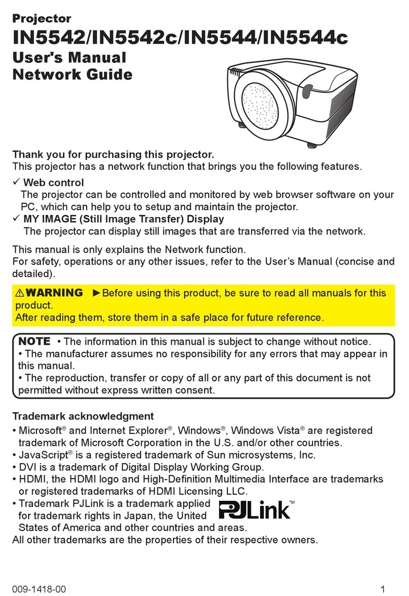InFocus IN5542 user manual