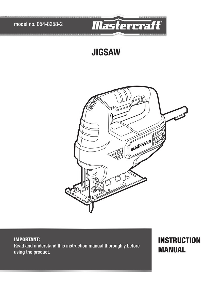 MasterCraft 054-8258-2 instruction manual