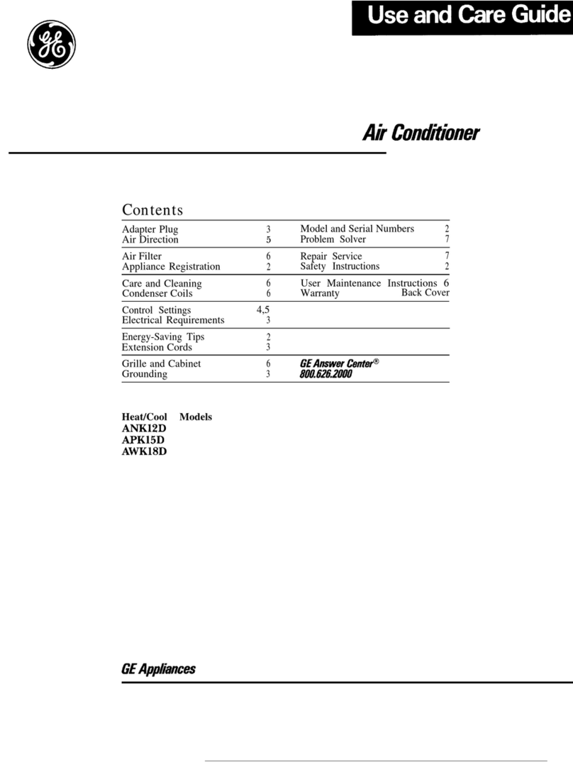 GE ANK12D User manual