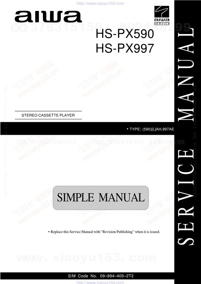 Aiwa HS-PX590 User manual