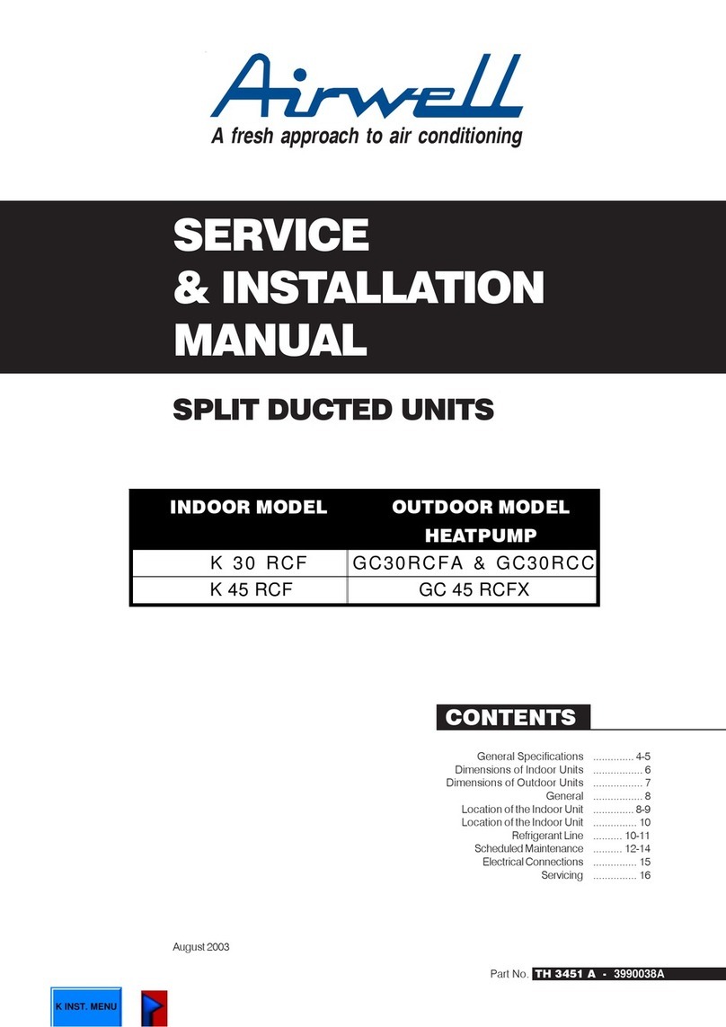 Airwell K 30 RCF User manual