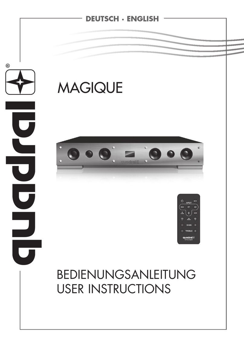 quadral MAGIQUE User manual