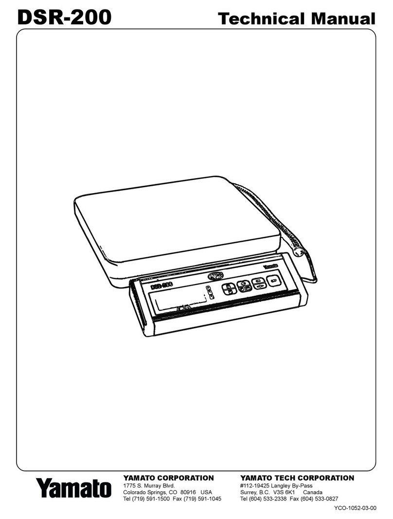 Yamato DSR-200 Technical manual