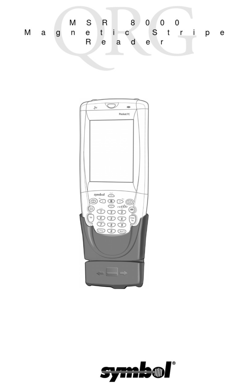 Symbol MSR8000 manual