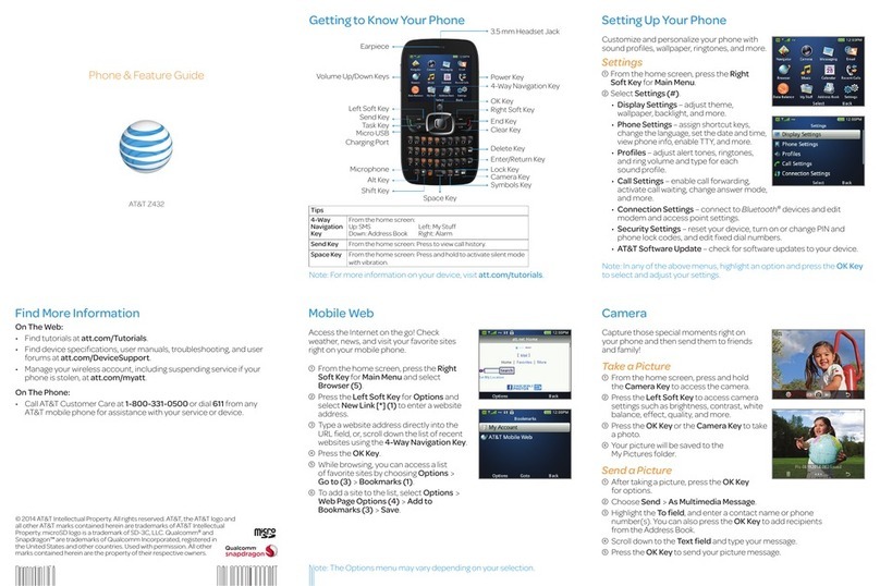 AT&T Z432 Owner's manual