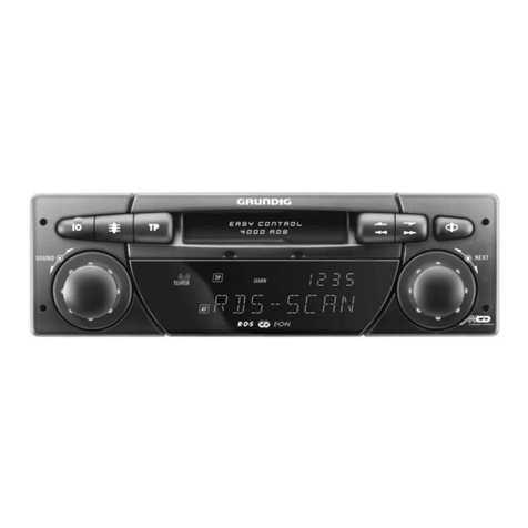 Grundig EC 4000 RDS User manual