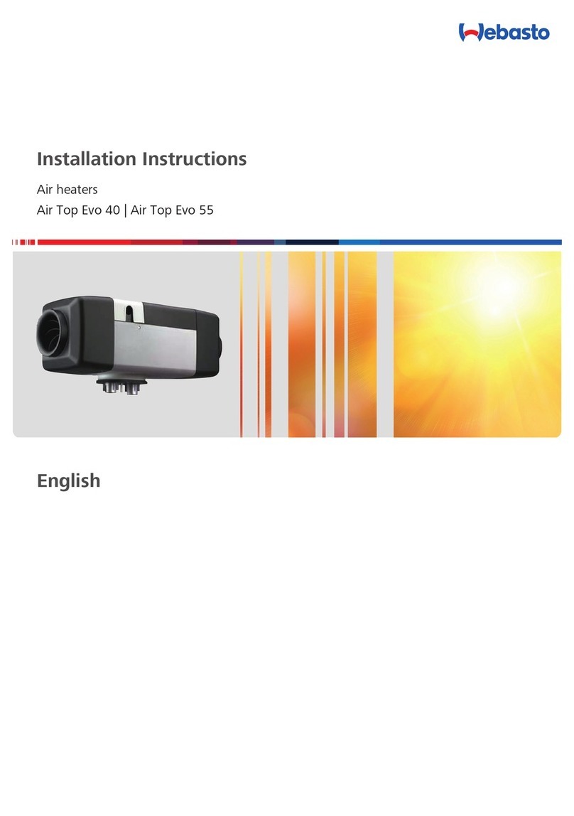 Webasto Air Top Evo 40 User manual Webasto Air Top Evo 40 User manual