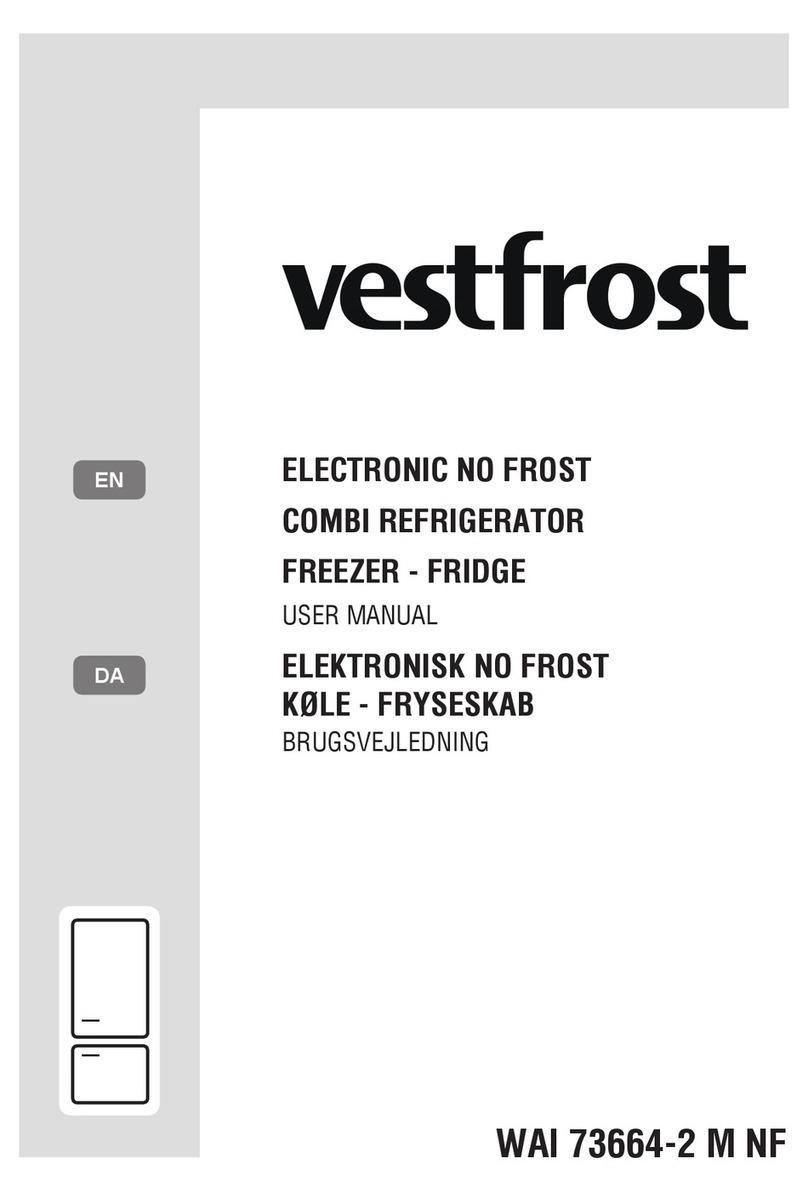 Vestfrost WAI 73664-2 M NF User manual