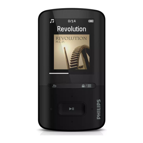 Philips GoGEAR SA4VBE04 User manual