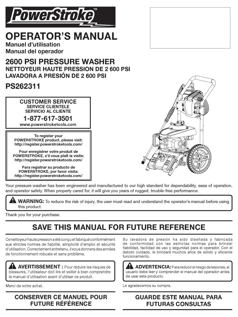 Power Stroke ps80310e Operator's manual