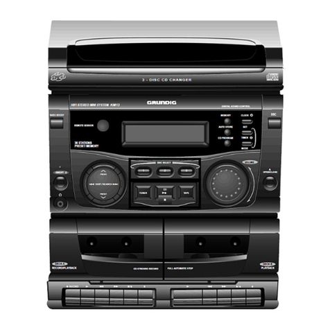 Grundig KM 13 User manual