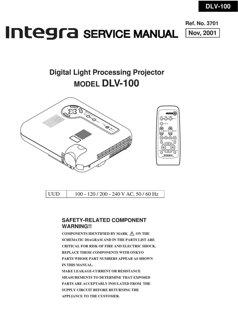 Integra DLV-100 User manual