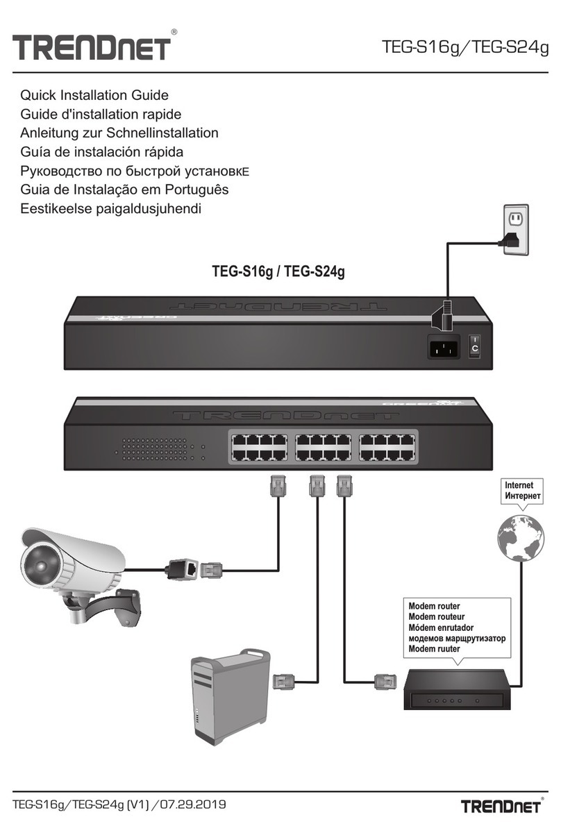 TRENDnet TEG-S16g User manual