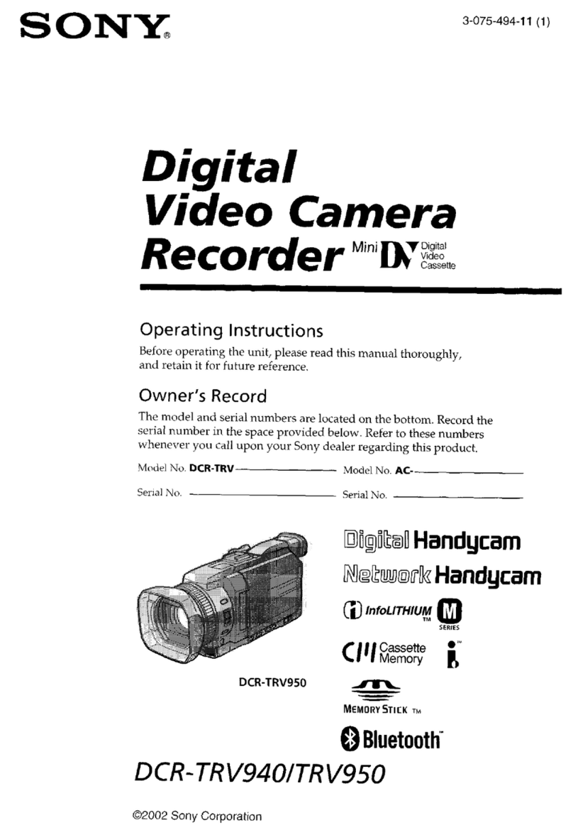 Sony DCR-TRV94O User manual