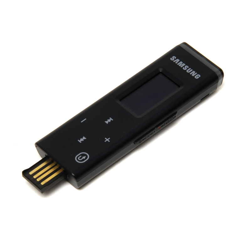 Samsung Yepp YP-U3 User manual