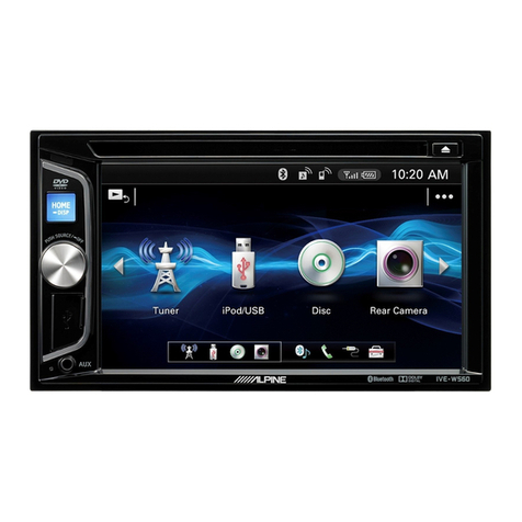 Alpine IVE-W560BT User manual