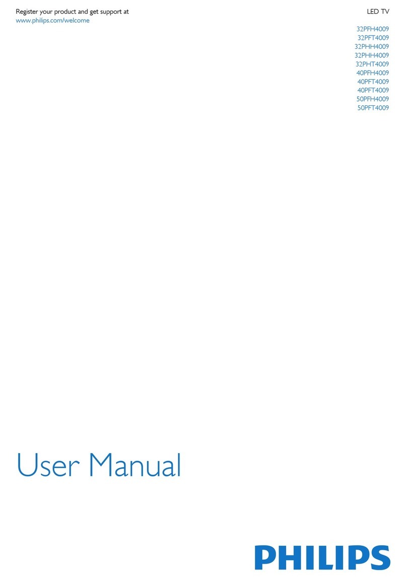 Philips 32PFH4009 User manual