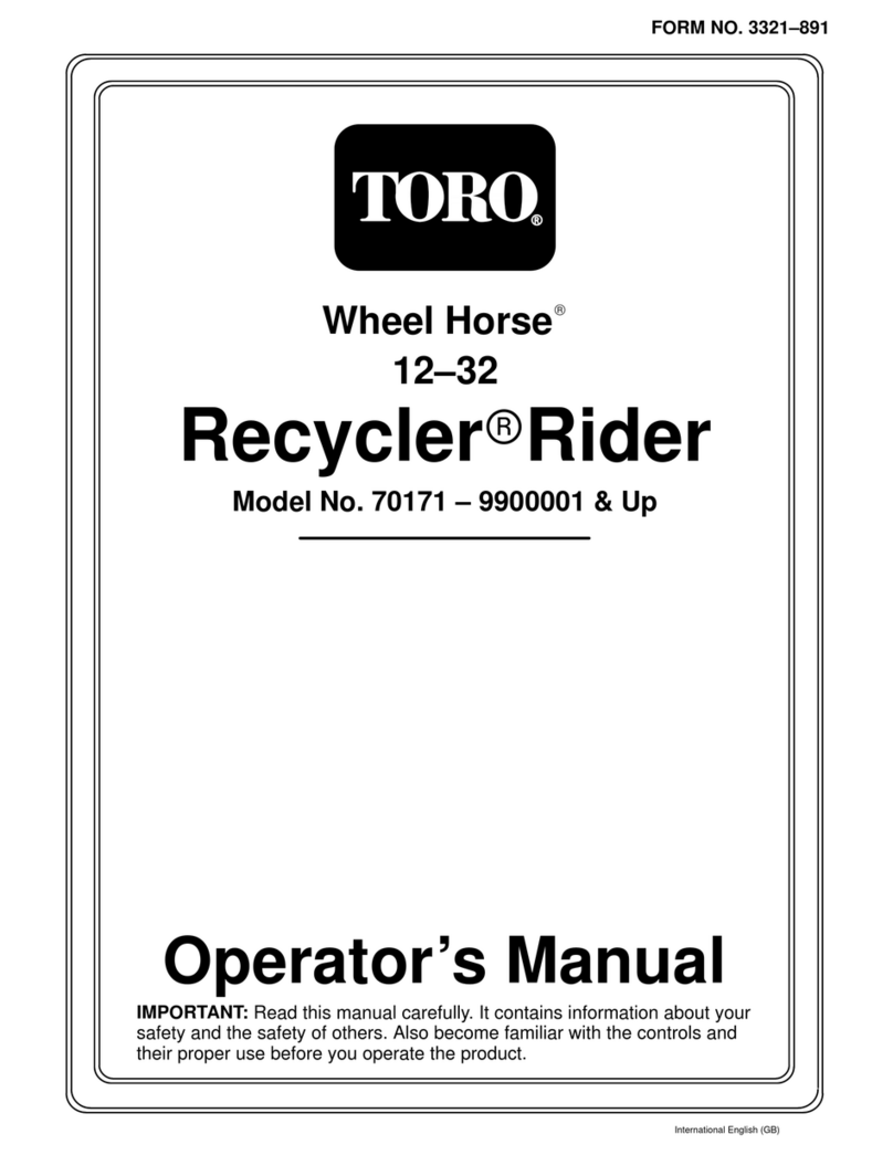 Toro 70171 Operator's manual