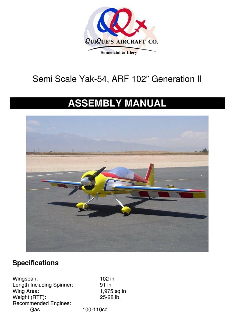 QuiQue's Aircraft Semi Scale Yak-54 User manual