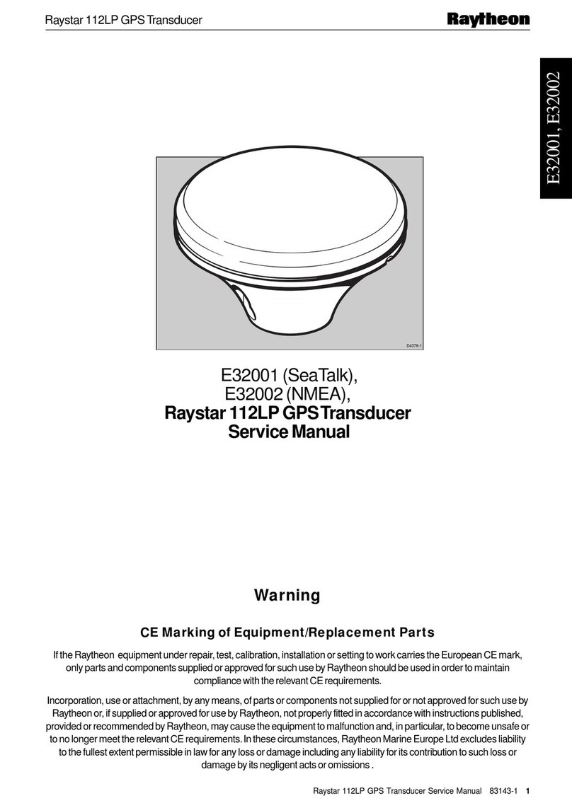 Raytheon E32001 Service manual
