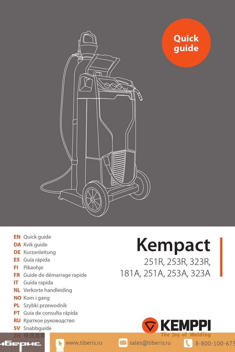 Kemppi KEMPACT 251R quick guide