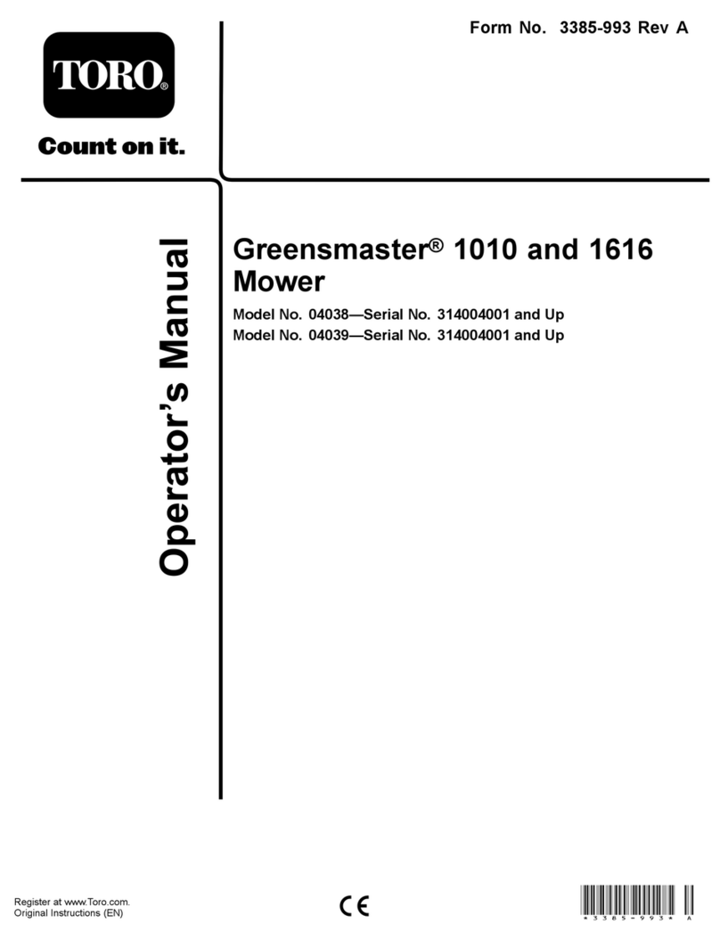 Toro 4038 User manual Toro 4038 User manual