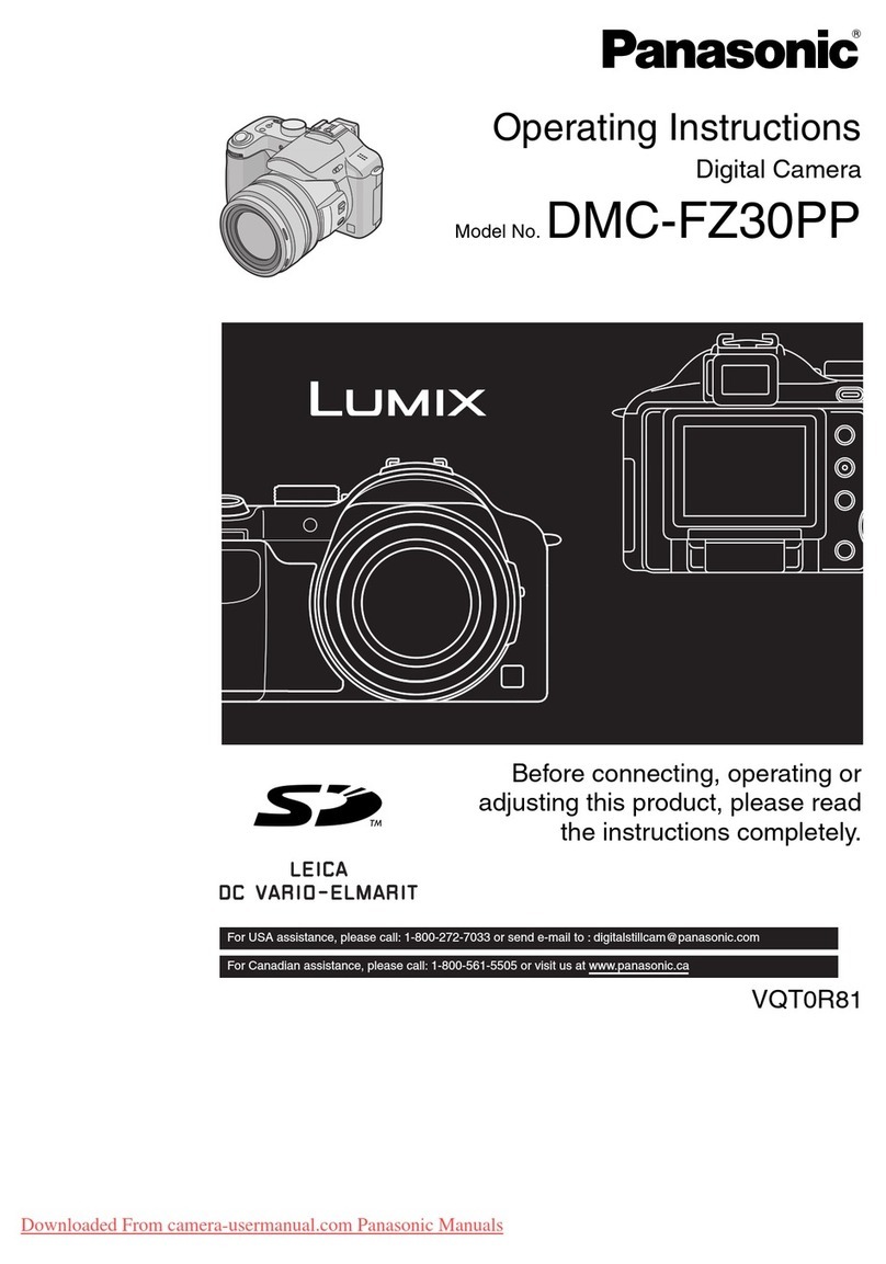 Panasonic DMCFZ30PP - DIGITAL STILL CAMERA User manual